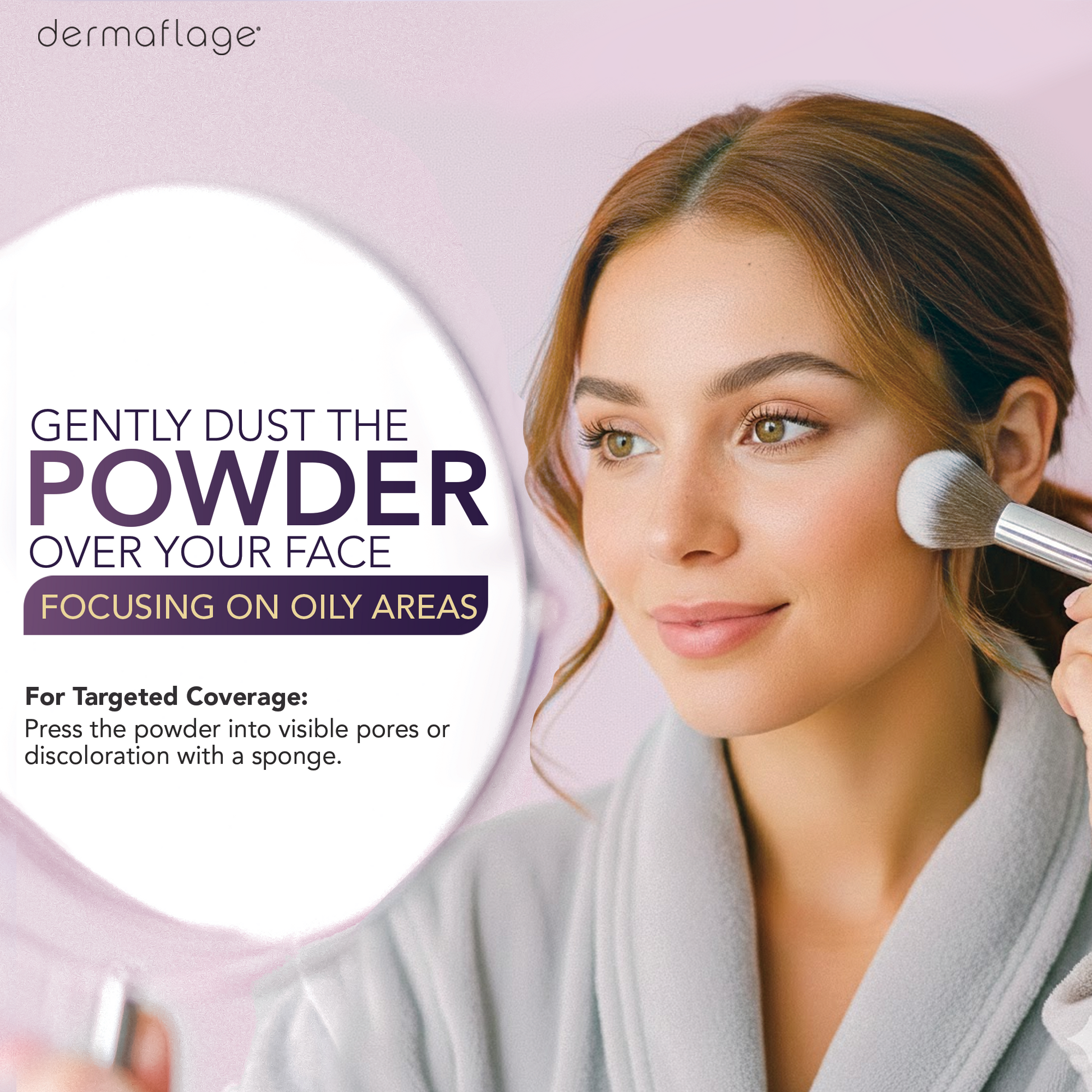 Banana powder setting powder