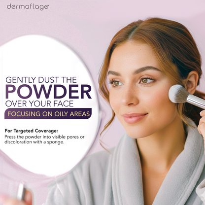 Banana powder setting powder
