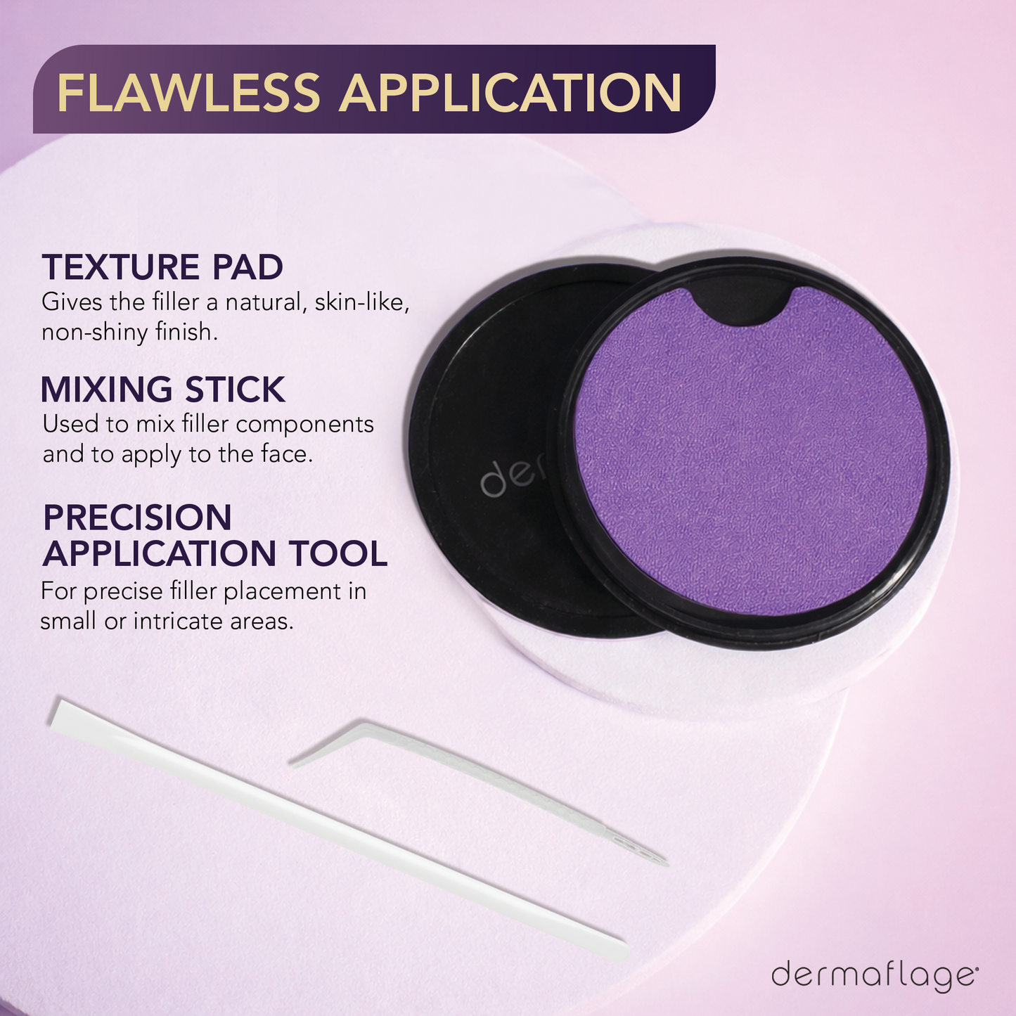 Dermaflage Topical Filler Texture Pad